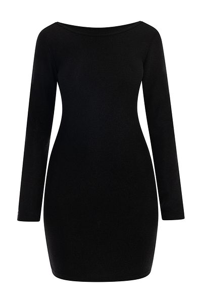myMo Μίνι Strick Langarmkleid