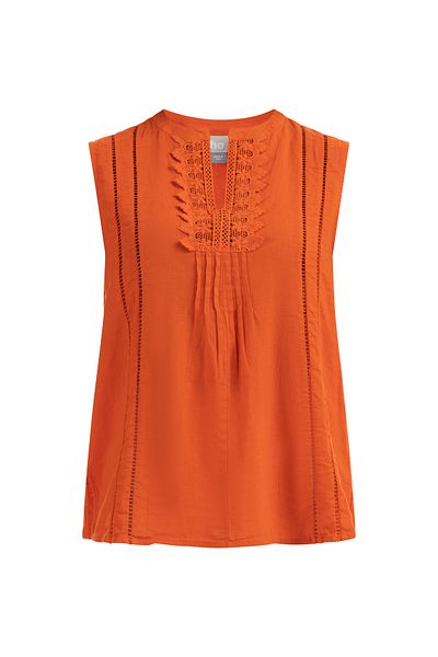 USHA Blusentop mit Spitze