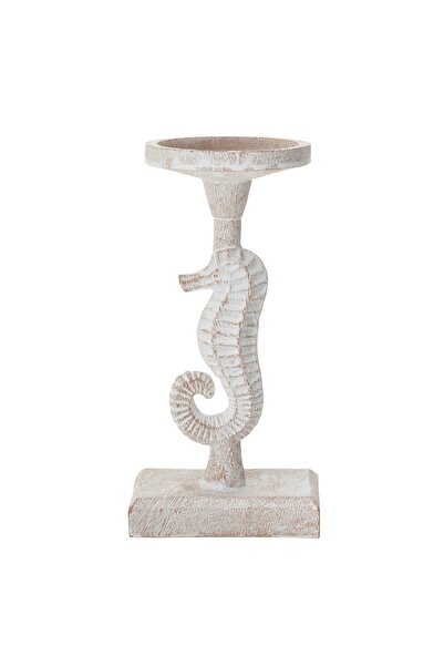 Mudo Home SEAHORSE MUMLUK BEYAZ 43X32X55CM