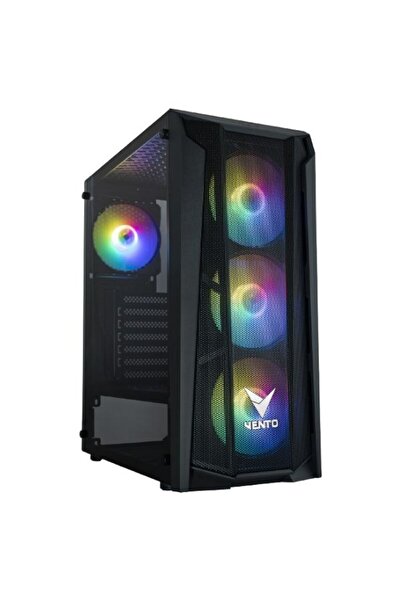 VENTO VG15FE 650W 80+ Bronz USB 3.2 ATX Mid Tower Siyah Kasa