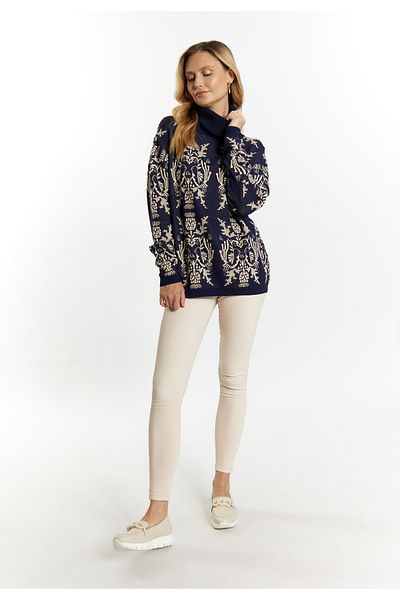 USHA Strick Pullover sivene