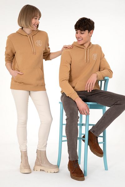 U.S. Polo Assn. Men's Camel Sweatshirt 50293361 -Vr015