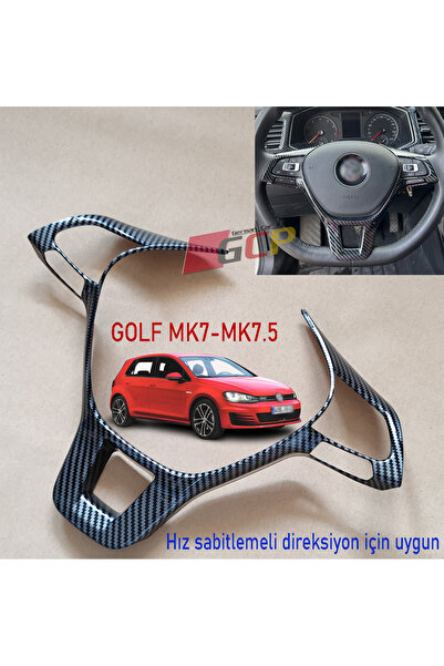 GCP German Car Parts Golf 7 Direksiyon Karbon Trim -Golf 7 Karbon Aksesaur Rline
