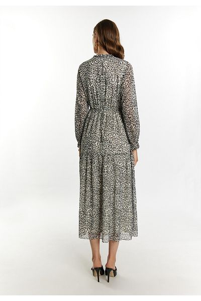 Faina Maxikleid mit Leoprint