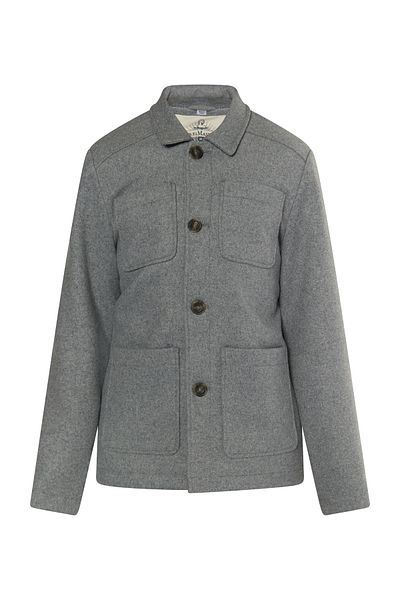 Dreimaster Übergangsjacke Aus Wollgemisch