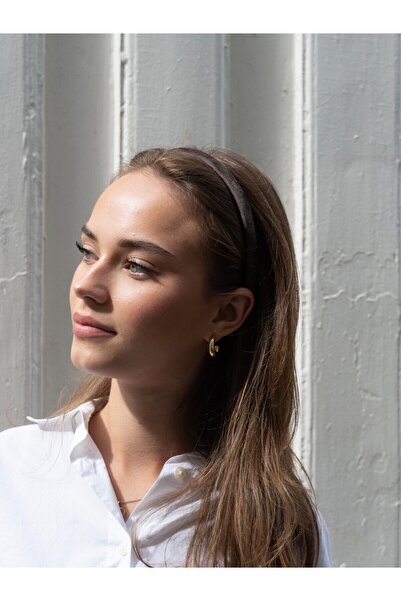 Atılgan Grp Kahverengi İnce Kadife Taç, Kadife Kadın Taç, Kadife Çocuk Taç