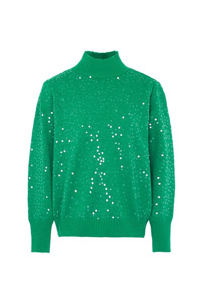 Faina Strickpullover Mit Pailletten
