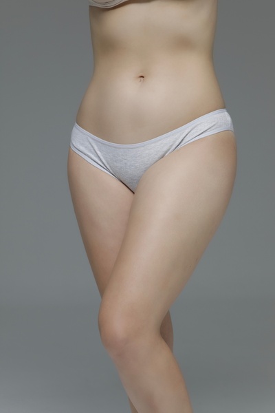 MİSTİRİK Slip sport model Taranto cu talie înaltă moale elastică - Culoare gri