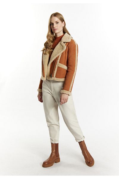 Dreimaster Bikerjacke Aus Leder