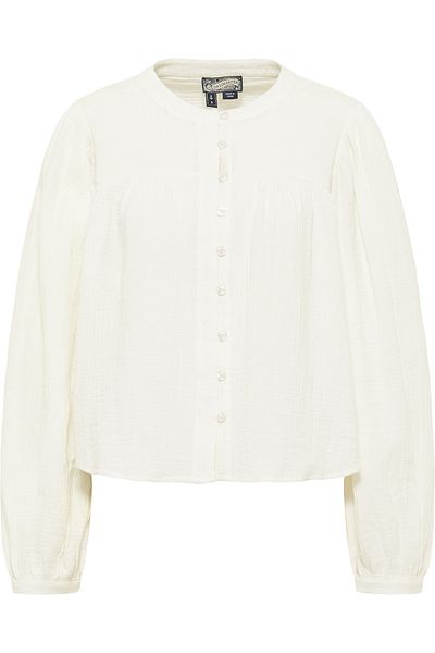 Dreimaster Bluse Aus Baumwollmusselin