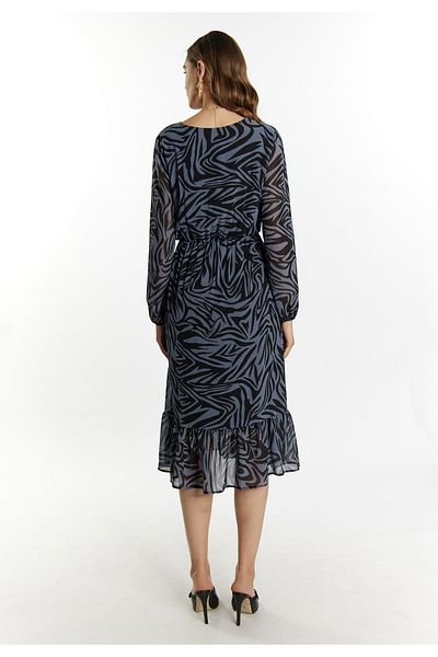 Faina Kleid mit Zebra-Print