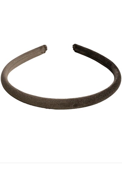 Atılgan Grp Kahverengi İnce Kadife Taç, Kadife Kadın Taç, Kadife Çocuk Taç