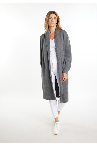 USHA Lange Strickjacke