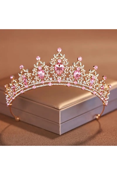 GlassySKY Petrecere de aniversare - Coroana Henna cu Pietrele Printesa K4