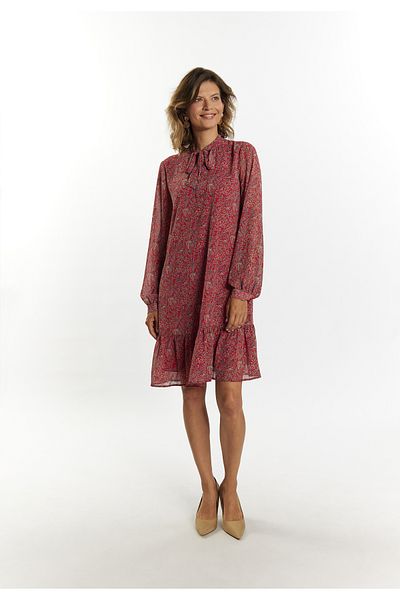 USHA Midikleid Mit Floralem Print