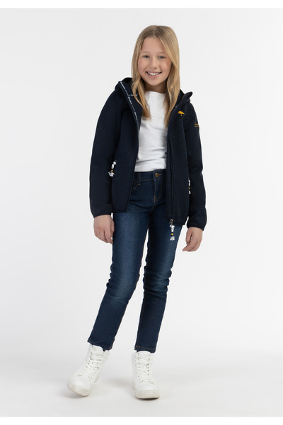 Schmuddelwedda Strickfleeceblouson für Mädchen