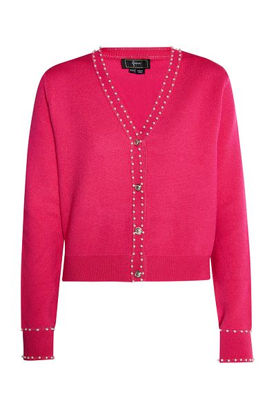 Faina Strickjacke mit Perlen