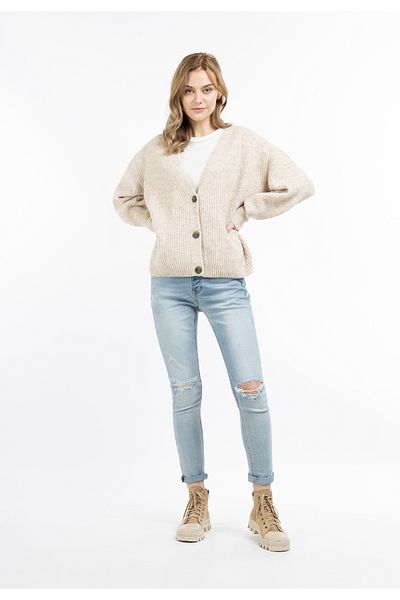 Dreimaster Oversized Strickjacke