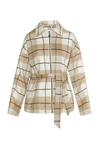 Dreimaster Übergangsjacke Mit Karomuster
