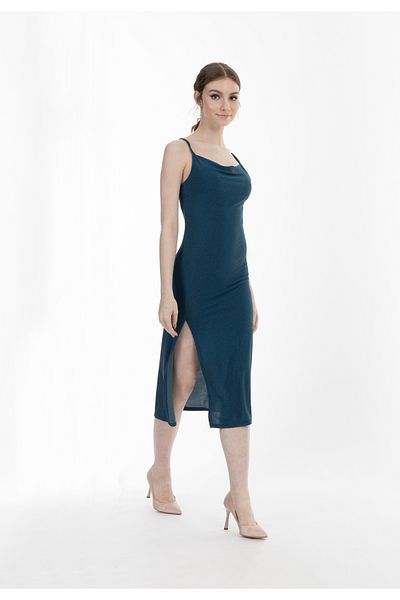 myMo noaptea Trägerkleid midi