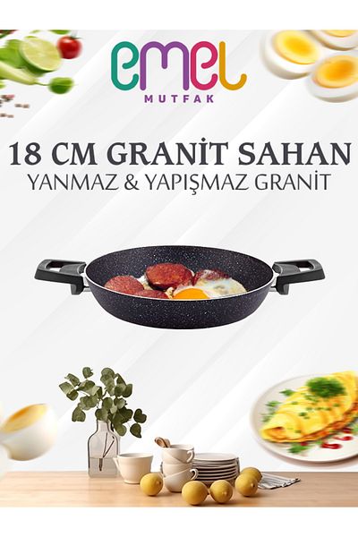 Emel Cooking Goods Emel 18 cm Granite Omelet Pan