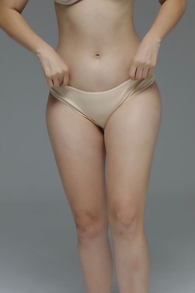 MİSTİRİK Chiloți sport Taranto elastici moale cu talie înaltă - Culoarea pielii