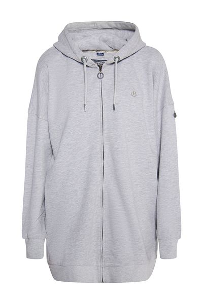 Dreimaster Lange Sweat Kapuzenjacke