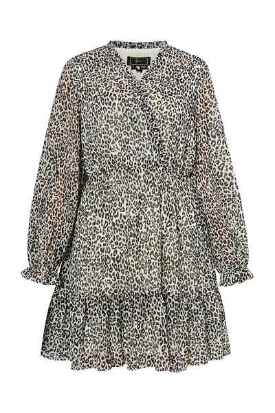 Faina Minikleid mit Leoprint