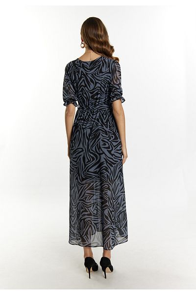 Faina Maxikleid mit Zebra-Print