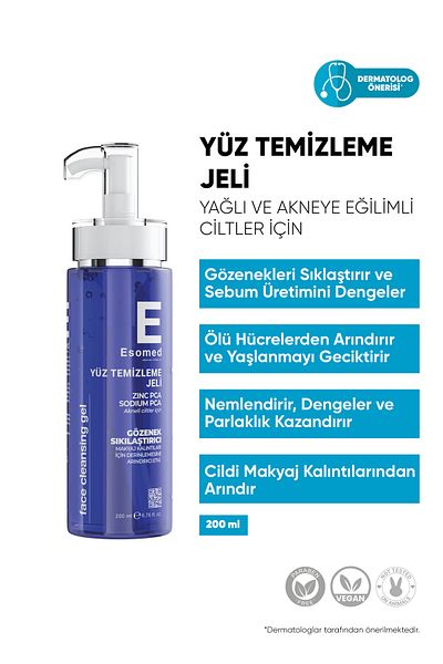 Esomed Special Formula Washing Gel for Oily and Acne Prone Skin 200 Ml