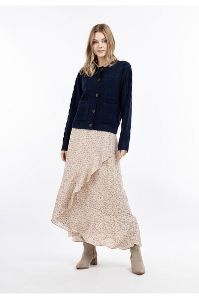 Dreimaster Strickjacke Mit Knöpfen