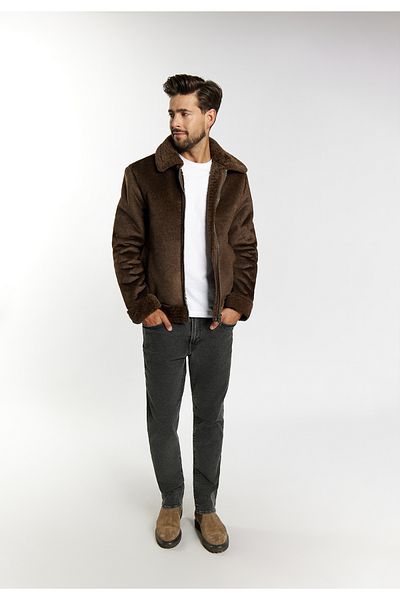 Dreimaster Übergangsjacke Aus Fellimitat