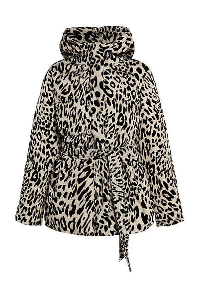 Faina Steppjacke Mit Leo-print