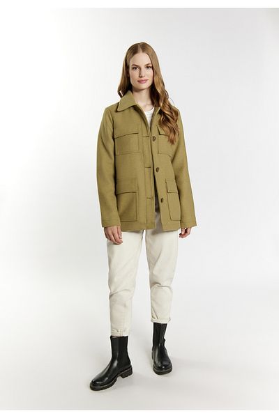 Dreimaster Übergangsjacke Aus Wollgemisch