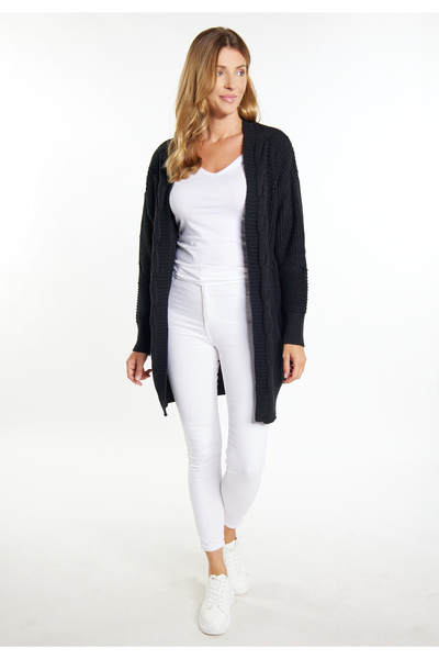 USHA Lange Strickjacke