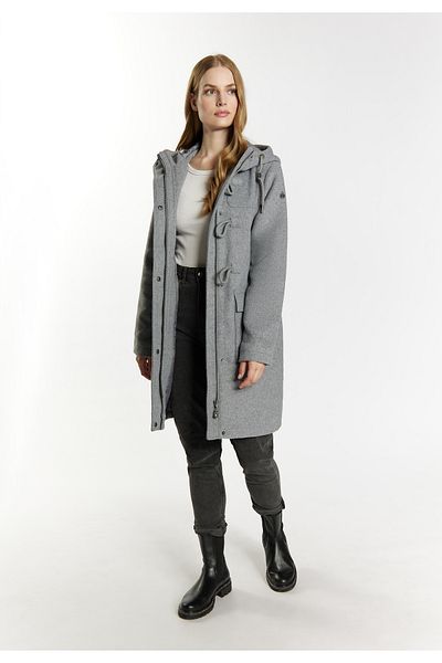 Dreimaster Dufflecoat Aus Wollgemisch