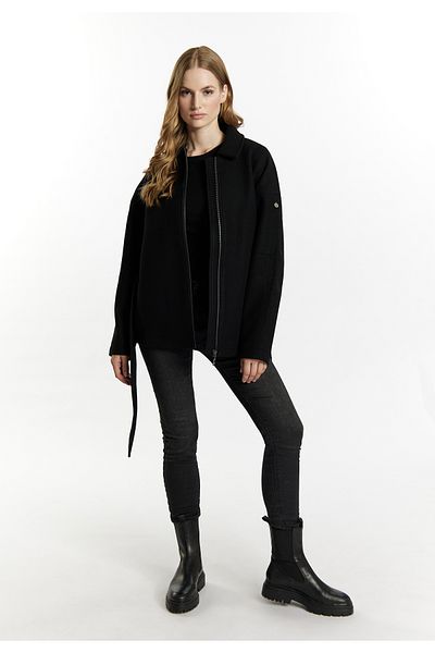 Dreimaster Übergangsjacke In Wolloptik