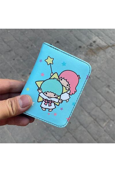 Köstebek Little Twin Stars Kiki&Lala Sky Short Wallet