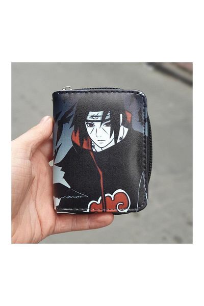 Köstebek Anime Naruto Uchiha Short Wallet