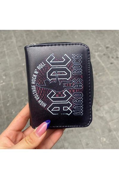 Köstebek Ac/dc Hard As Rock Short Wallet