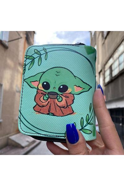 Köstebek Πράσινο κοντό πορτοφόλι Baby Yoda