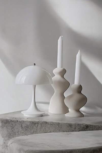 gözde hobi Set de sfeșnice asimetrice Eyedehobi |   Obiect de decorare lung și scurt pentru suport pentru lumânări