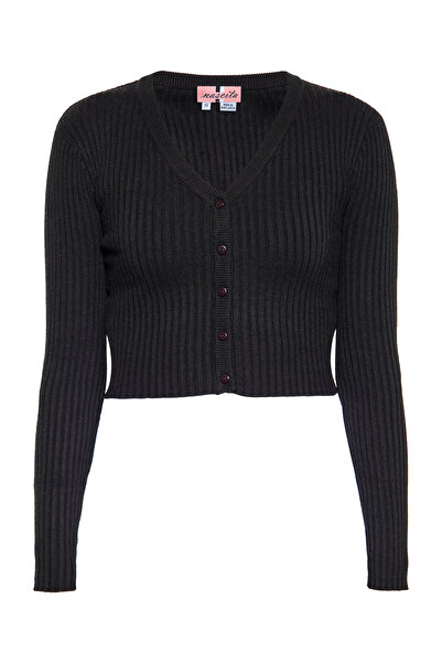 Swirly Oříznutý Cardigan