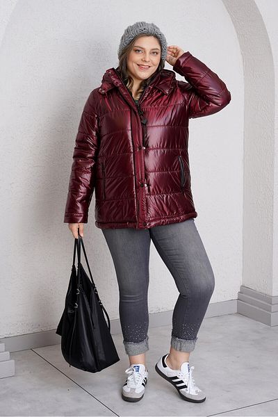 Büyük Moda Palton gonflabil PREMIUM CU TEXTURA LUMINOSĂ