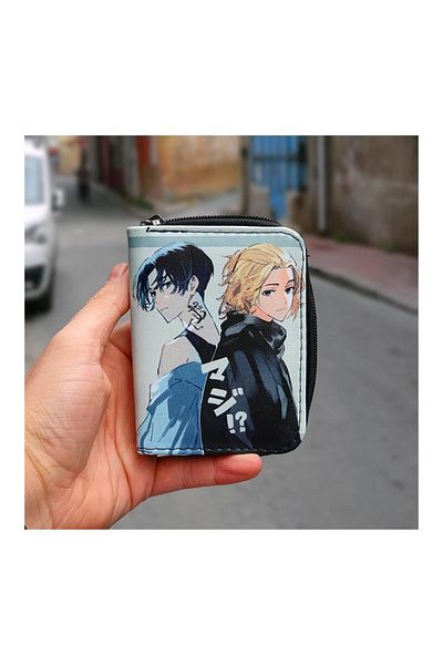 Köstebek Tokyo Revengers Shinichiro Sano and Mickey Short Wallet