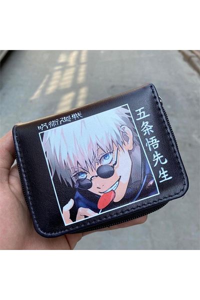 Köstebek Jujutsu Kaisen Anime - Short Wallet and Chest Design Purse