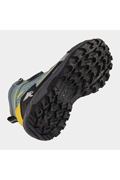 Joma Utah Jr 2421 Γκρι/κίτρινα παιδικά αθλητικά μποτάκια - JUTAHW2421V