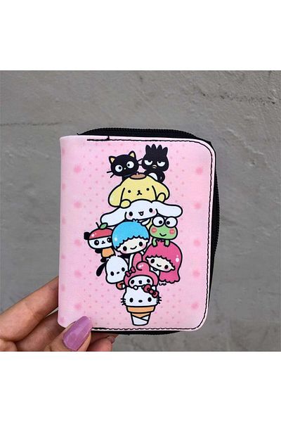 Köstebek Hello Kitty With Friends Short Wallet