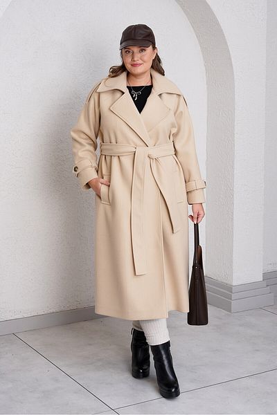 Büyük Moda Coat with Spring Belt