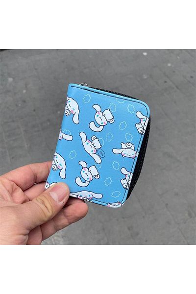 Köstebek Blue Anime Fantasy - Κοντό πορτοφόλι με κολάζ Cinnamoroll